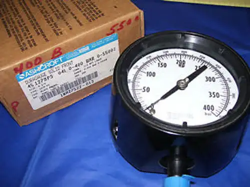 Ashcroft Duragauge 0-5500 PSI 0-400 BAR