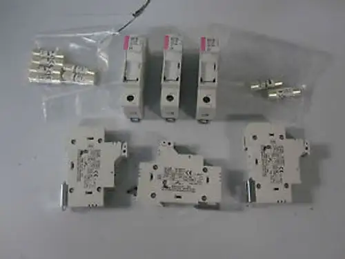 6 ETI VLC10 Fuse Links PSB1020508 with Fuses 16A 32A