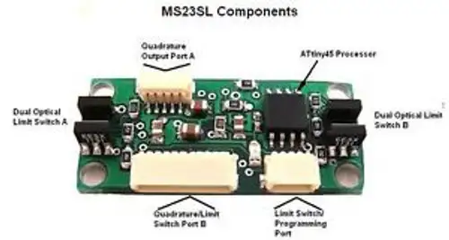 MS23SL 2micron Magnetic Linear Position sensor with Smart Limit Switch Monitor