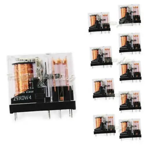 10 X G2R-2 12V 8pin General Purpose PCB Electromagnetic Power Relay DPDT OMRON