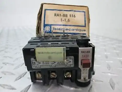 TELEMECANIQUE RA1-BB 116 1-1 6 OVERLOAD RELAY