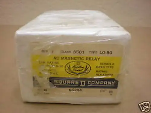 1 SQUARE D 8501 LO-80 AC MAGNETIC RELAY 120V 8501-LO80 8501LO80 8501L080