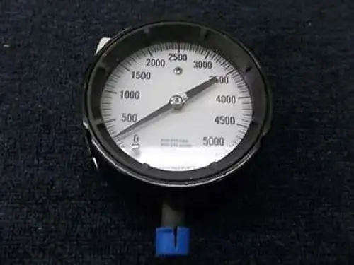 ASHCROFT DURAGAUGE GAUGE DIAL 0-5000 PSI 45-1279SS-04L-5000