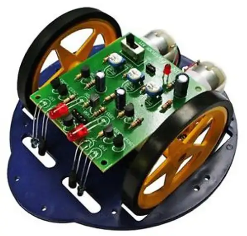 FA1108: Tacon Gear Drive Line Follow Robot Electronic Circuit Kit