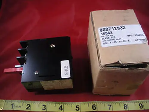 Yaskawa RH-35/6.9 HV Thermal Relay 6.9a Type ELR RH3569 16582 6.9 amp