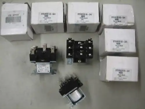 Steveco White Rodgers 90-341 2PDT Type 91 Relay 1/2 HP 125Vac 12A ( THREE )