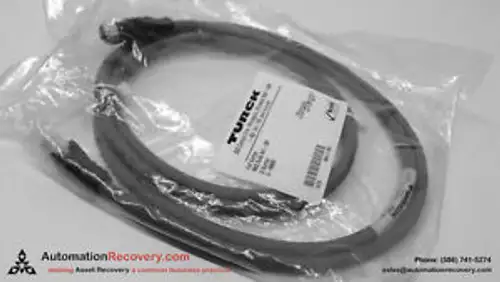 TURCK RKS RJ45 841-2M 8 POLE FEMALE STRAIGHT ETHERNET CABLE 2 METERS