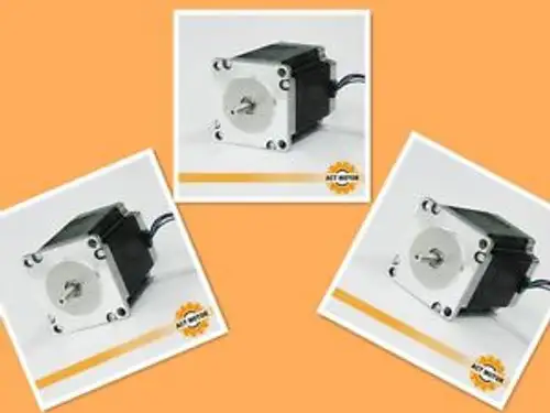 3axis 4&6-lead single&dual shaft Nema 23 Stepper Motor 76MM 270oz(1.9n.m) 3A CE