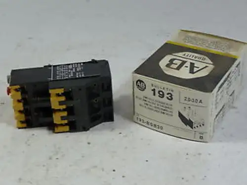 Allen Bradley 193-Bsb30 Overload Relay 600V Max