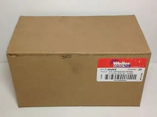WEILER 56464 4.5 GRINDING WHEEL 4-1/2X1/4X7/8 A24R OF 25