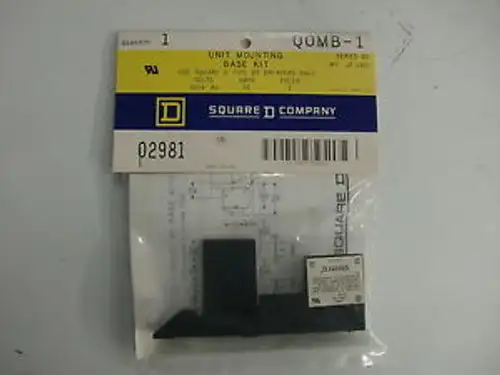 SQUARE D OEM MOUNTING BASE 1 POLE CIRCUIT BREAKER (PACK OF 2) QOMB-1