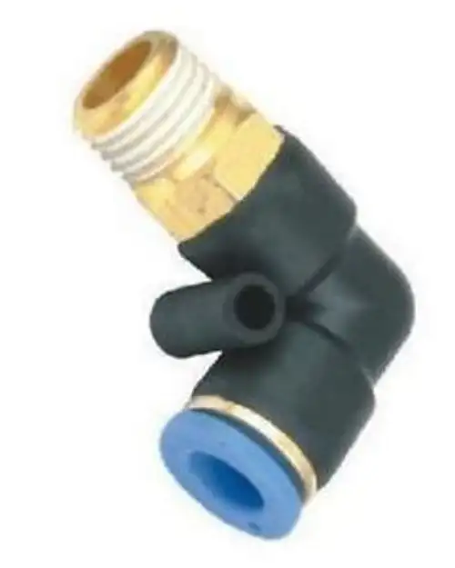 50pcs 10mm-1/2 Pneumatic Connectors Elbow Fitting BSPT