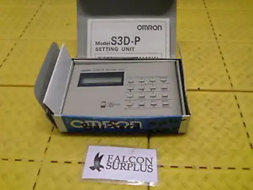 OMRON SETTING UNIT S3D-P