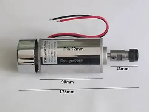 300W DC 12-48 CNC Carving Milling Spindle Motor 24V 36V For Engraving Carving