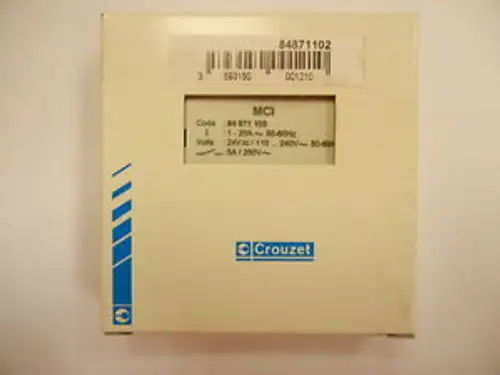 Crouzet: 84871102 Current Monitor Over-Current SPST 120V 1-20A Auto Delay