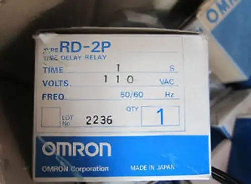 OMRON Time relay RD-2P AC110V