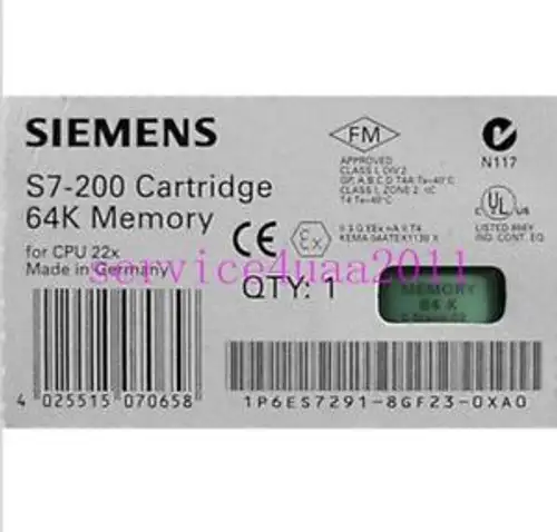 QTY 2 Siemens 64K card 6ES7291-8GF23-0XA0 2