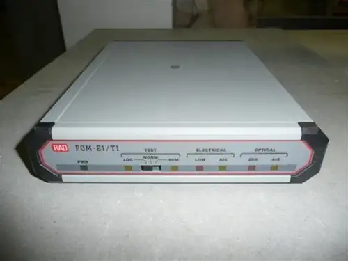 RAD Fiber Optic Modem FOM-E1/T1 P/N 2841000000
