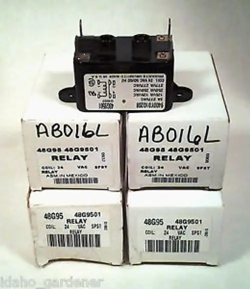5 48G95 24VAC Relays