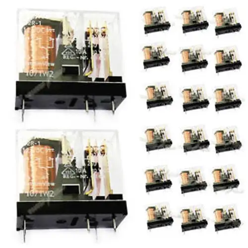20 X G2R-1 12V 5pin General Purpose PCB Electromagnetic Power Relay DPDT OMRON
