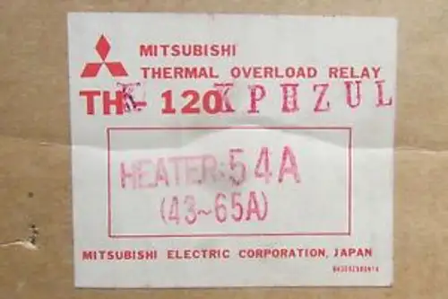 MITSUBISHI Overload Relay 43-65 Amp THK 120K PHZUL