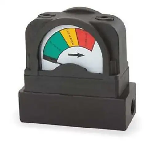 MIDWEST INSTRUMENT 555A-3.5 Pressure Indicator 0 to 3.5 psi