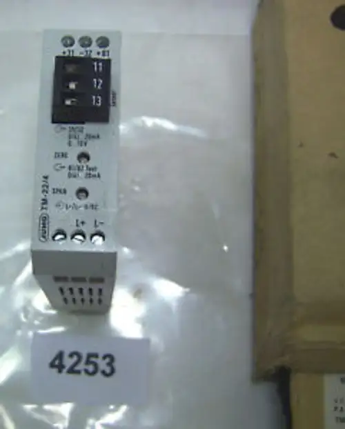 (4253) Jumo / J.K. Juchheim 4 Wire Transmitter TM-22/4