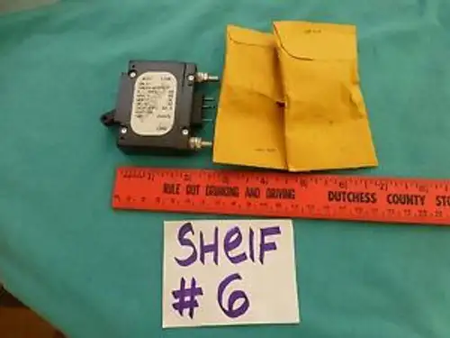 Airpax Circuit Breaker UPL1 -1rec - 22575 -1 1 Pole 52-503 fl amps 50 65v dc