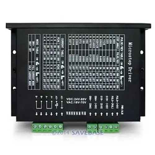 Cnc Mill Router Diy Stepper Driver Board Controller Ma860H 2.6A-7.2A 24V-110V Dc