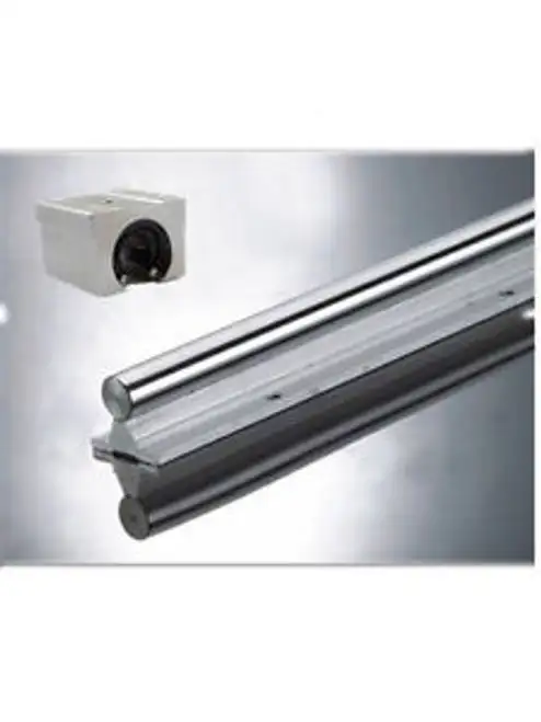 SBR20 -1180mm + 2pcs SBR20UU linear rails shaft support unit case