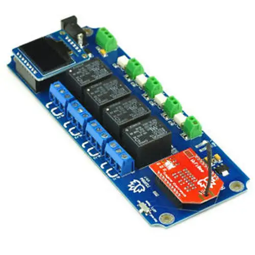 TSIR04 - 4 Channel Outputs Isolated Inputs WiFi Smartphone/Android Relay +OLED