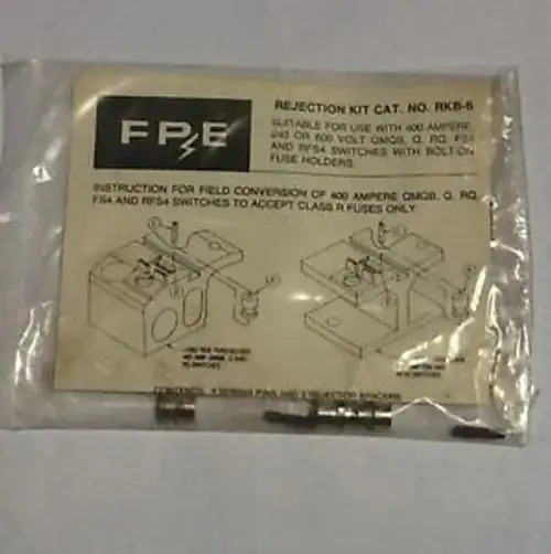 Fpe Rkb-6 Rejection Kit 400 Amp