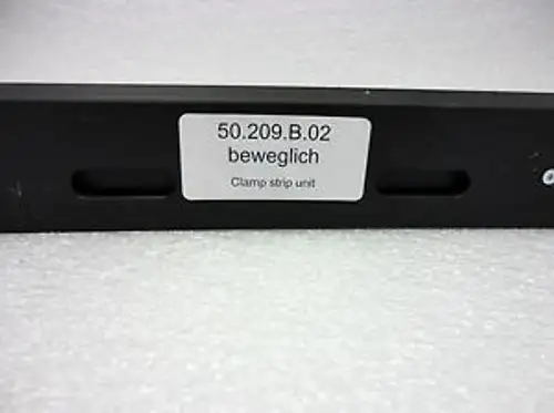 (New) Viscom Clamping Conveyor Rail Beweglich Clamping Unit P/N 50.209.B.02