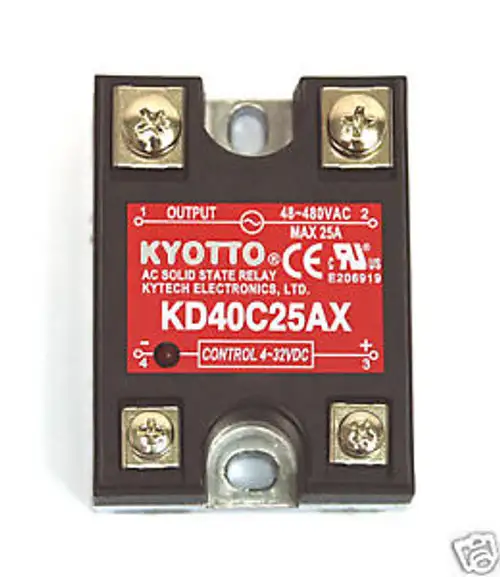 10 KYOTTO AC Solid State Relay SSR KD40C25AX 480VAC 25A