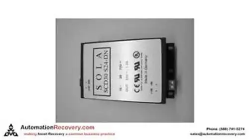 Sola Scd30 S24-Dn Dc Power Converter Din Switching Ps 30W 24Vdc
