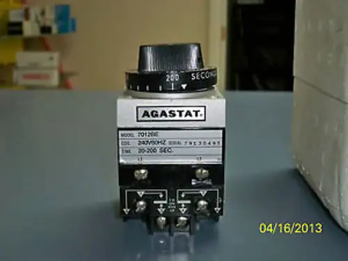 Agastat Timing Relay Model 7012Be 20-200Sec 240V