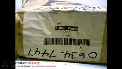 Tuthill 00Rf-A Cartridge Pump 150 Psi .9Gpm 3.4Lpm