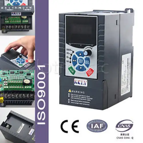 1.5Kw 2.2Kw Vfd 3Phase 400Vac Variable Frequency Drive Inverter 3.8A Iso9001
