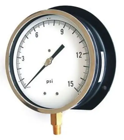 11A507 Compound Gauge General Purpose 6In 15Psi