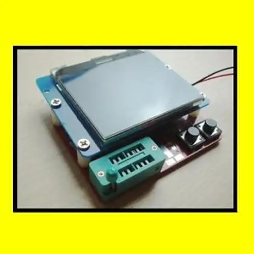 12864 Big Lcd Transistor Tester Diode Triode Capacitance Esr Meter Mos/Pnp/Npn