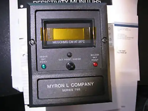 Qty 1 Myron Digital Resistivity Monitor Panel Instrumentation Meter 753-1