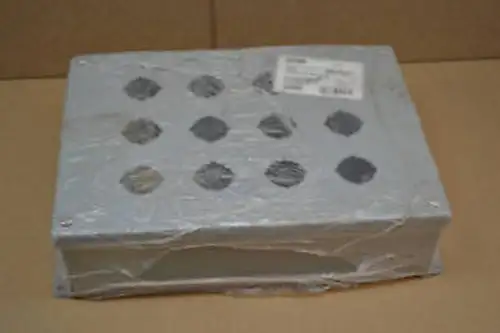 Hoffman E-12Pb E12Pb Pushbutton Enclosure 12 Four Notched Hole