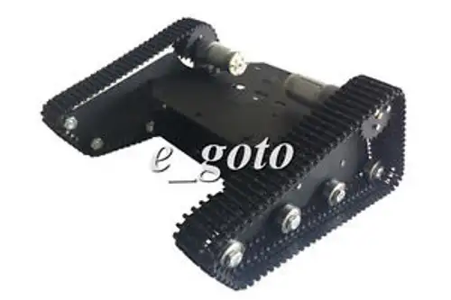 Robo-Soul Tk-100 Black Crawler Robot Chassis Triangle Mobile Platform For Arduin