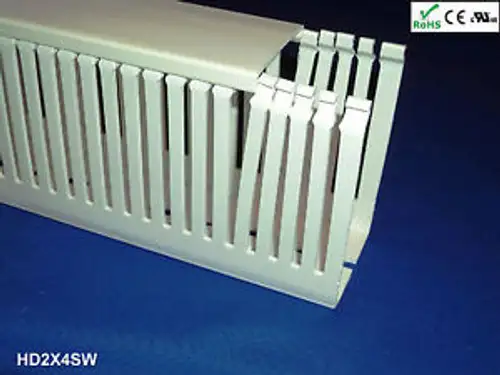 8 Sets Of 2X4X2M White Hi Density Wiring Ducts And Covers - Ul/Ce Listed