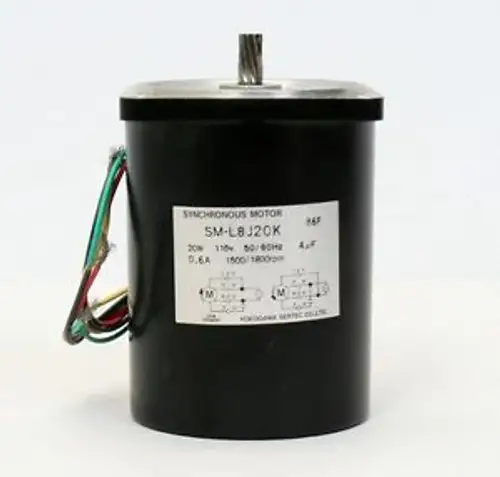 Yokogawa Sertec Synchronous Gear Motor Sm-L8 J20K