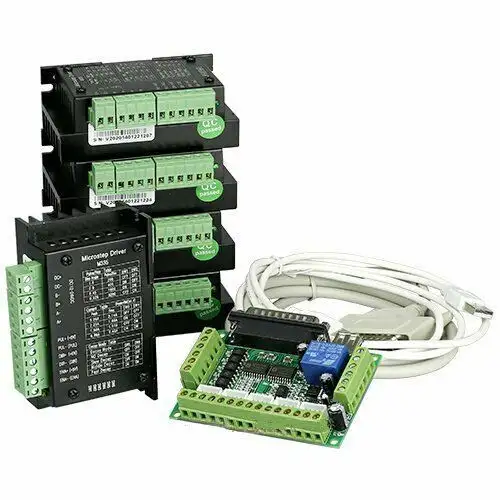 5 Axis Diy Cnc Kit For Nema16 Nema17 Nema23 Motor M335 Stepper Driver 3.5A 30Vdc