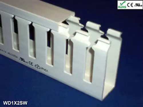 18 Sets Of 1X2X2 Meters White Wiring Ducts And Covers - Ul/Ce Listed