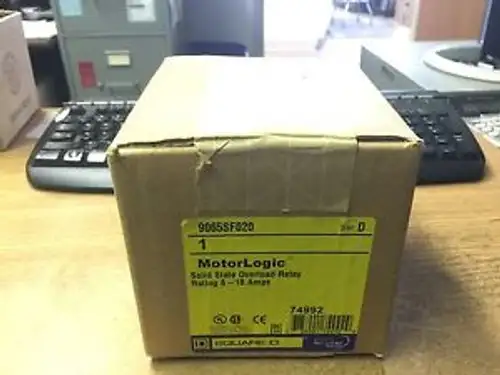 New In Square D Solid State Overload Relay 6-18A P/N: 9065Sf020 (Tr-6)