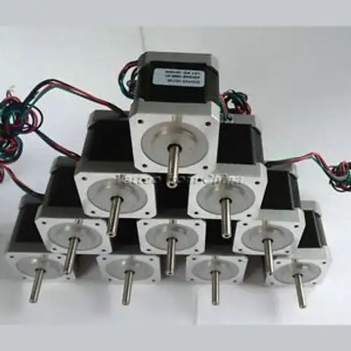 10 Pro 4400G.Cm Stepper Motor 2.8V 1.68A 2Phase 4Wire 2.3Mh 1.8 Degree Nema17