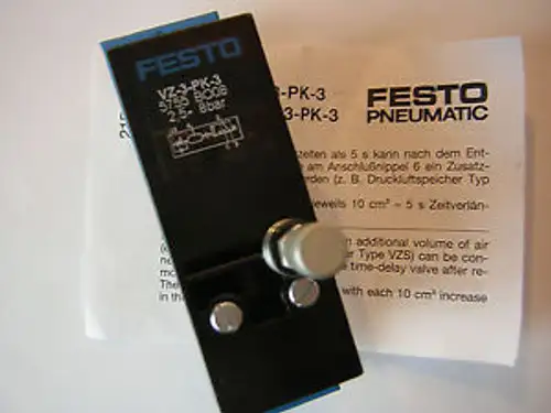 Festo Vz-3-Pk-3 Time Delay Valve